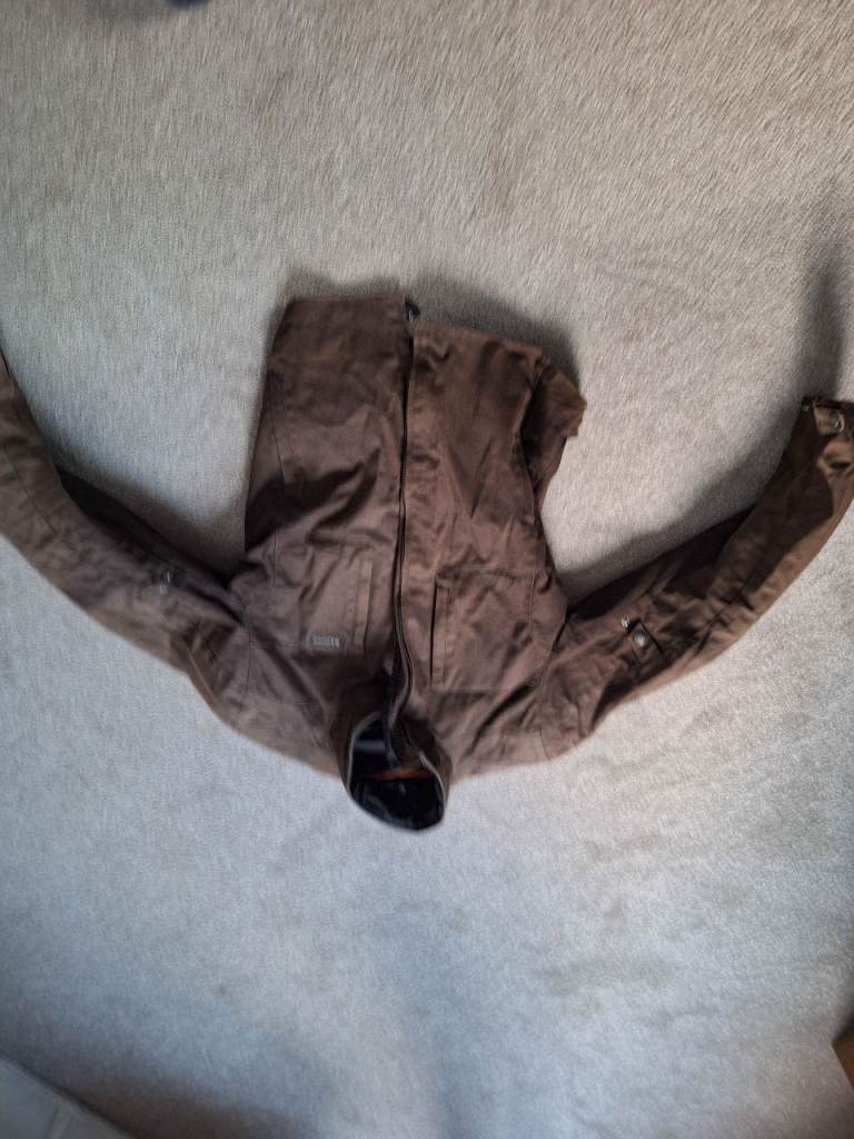 Bering XXL brown retro textile motocycle jacket