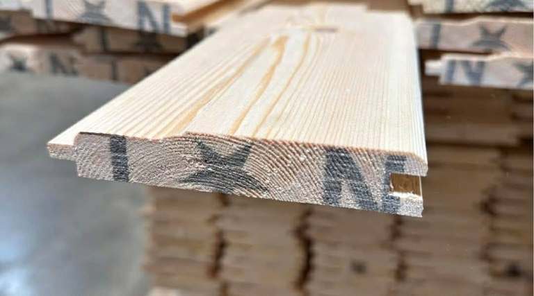 Timber shiplap cladding 