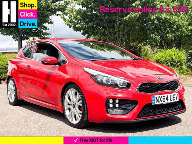 2014 Kia Pro Ceed 1.6 T-GDi GT Tech Hatchback 3dr Petrol Manual Euro 5 (201 bhp) HATCHBACK Petrol...