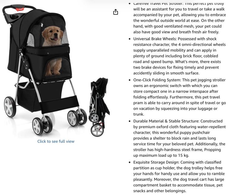 FOLDABLE PET TROLLEY