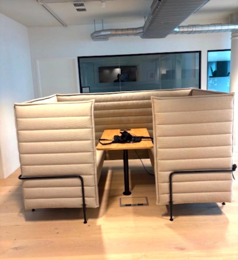 New…Brand New Office, Acoustic Meeting Booth, Collaboration Pod, Including Seating and Table.