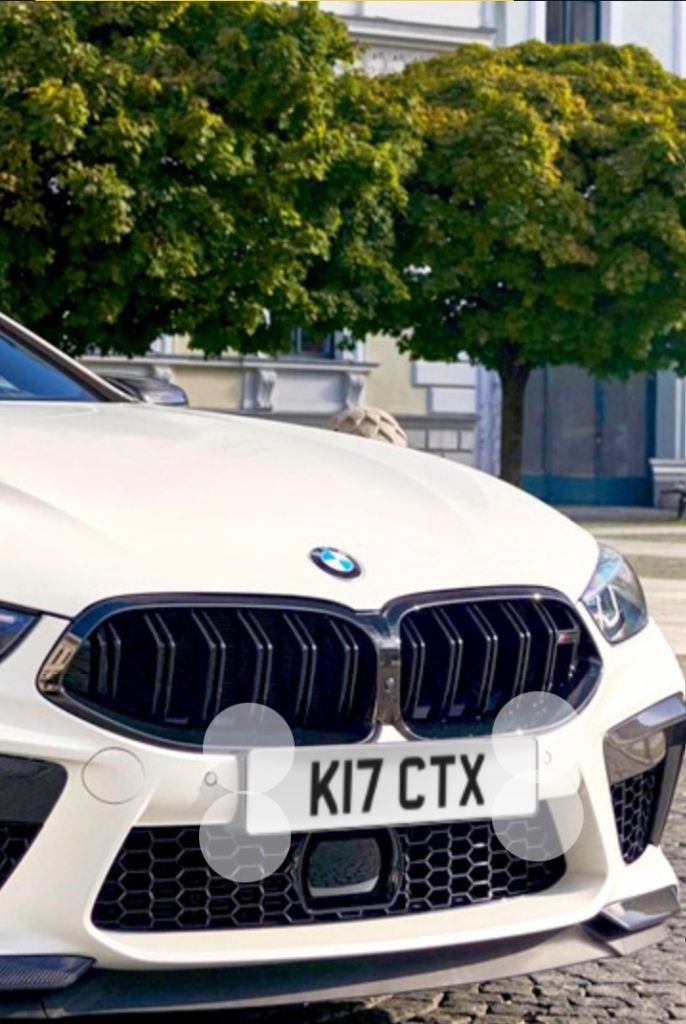 Personalised private registration number plate K17 CTX Cat Kit 