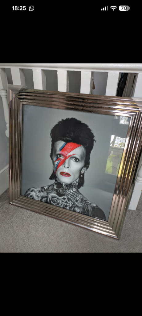 David Bowie - A Lad Insane British artwork in frame 