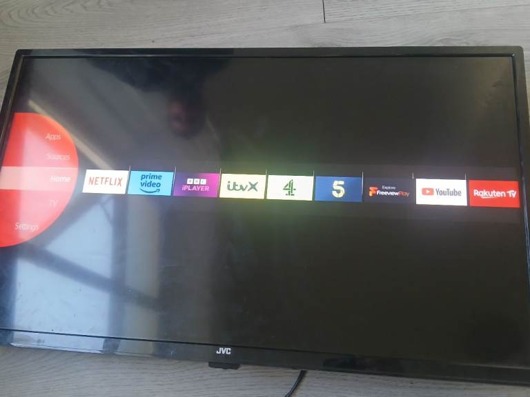 JVC Black TV – Good Condition, Fully Working