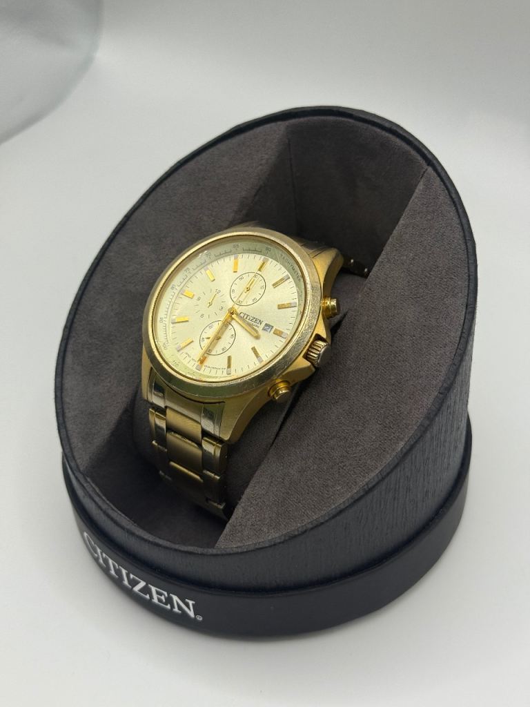 Citizen Men’s Gold Chronograph Watch 