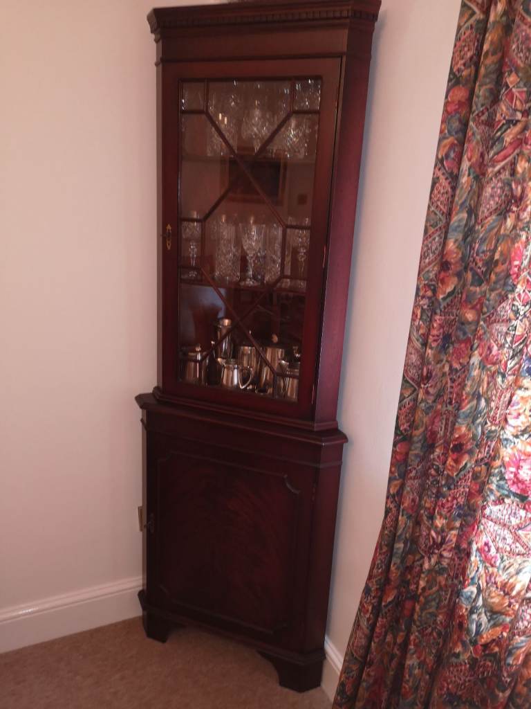 Mahogany Corner Unit