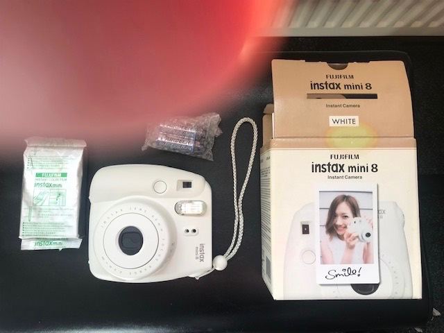 Fuji Instax 8 Instant film camera.