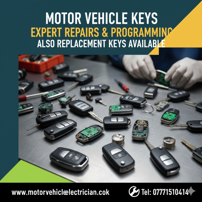 Motor vehicle keys