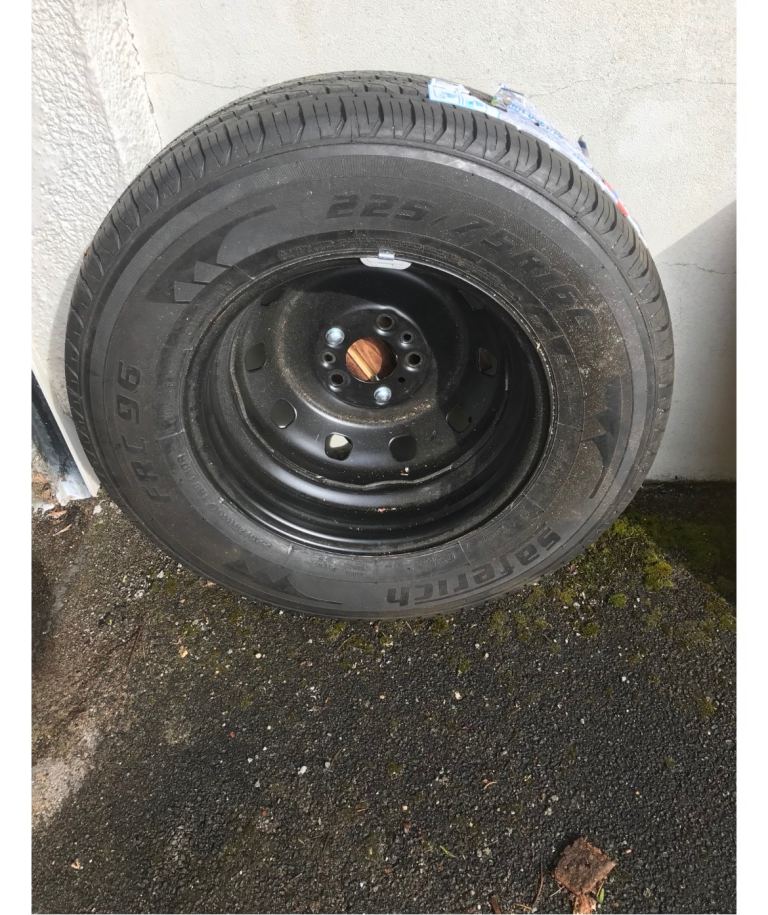 Fiat Ducato spare wheel and tyre