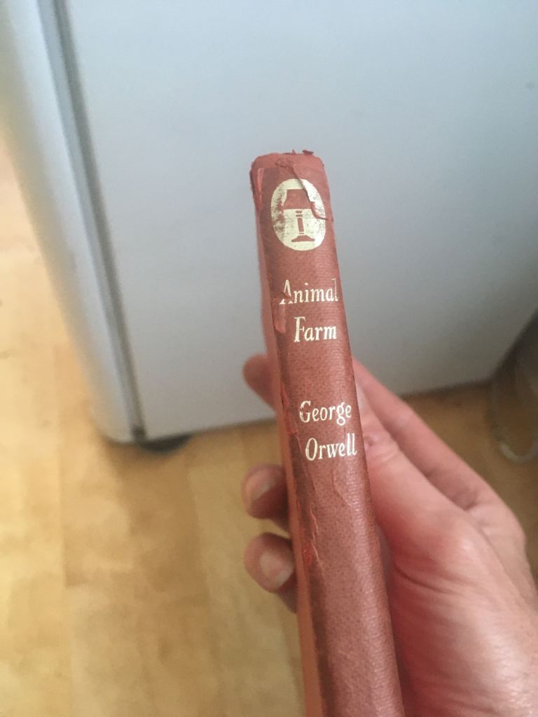 Hardback book animal farm