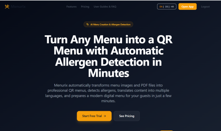 MENURIX – BUSINESS PARTNER INVESTOR & STRATEGIC  WANTED