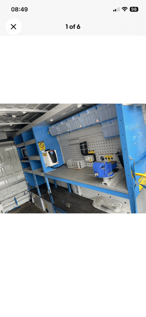 Van racking workshop bristor quality racking