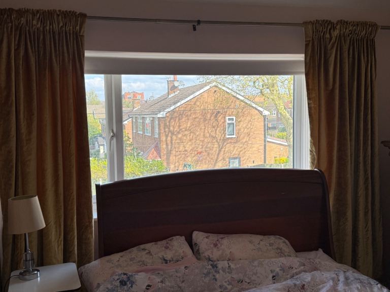 Next gold Velvet curtains REDUCED