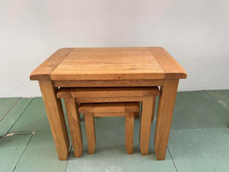 Solid Oak Nested tables