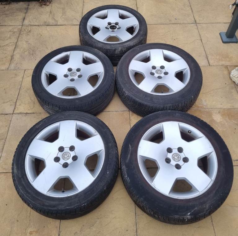 Vauxhall Omega Facelift Elite 17 Inch Alloy Wheels. Set of 5. 5x110