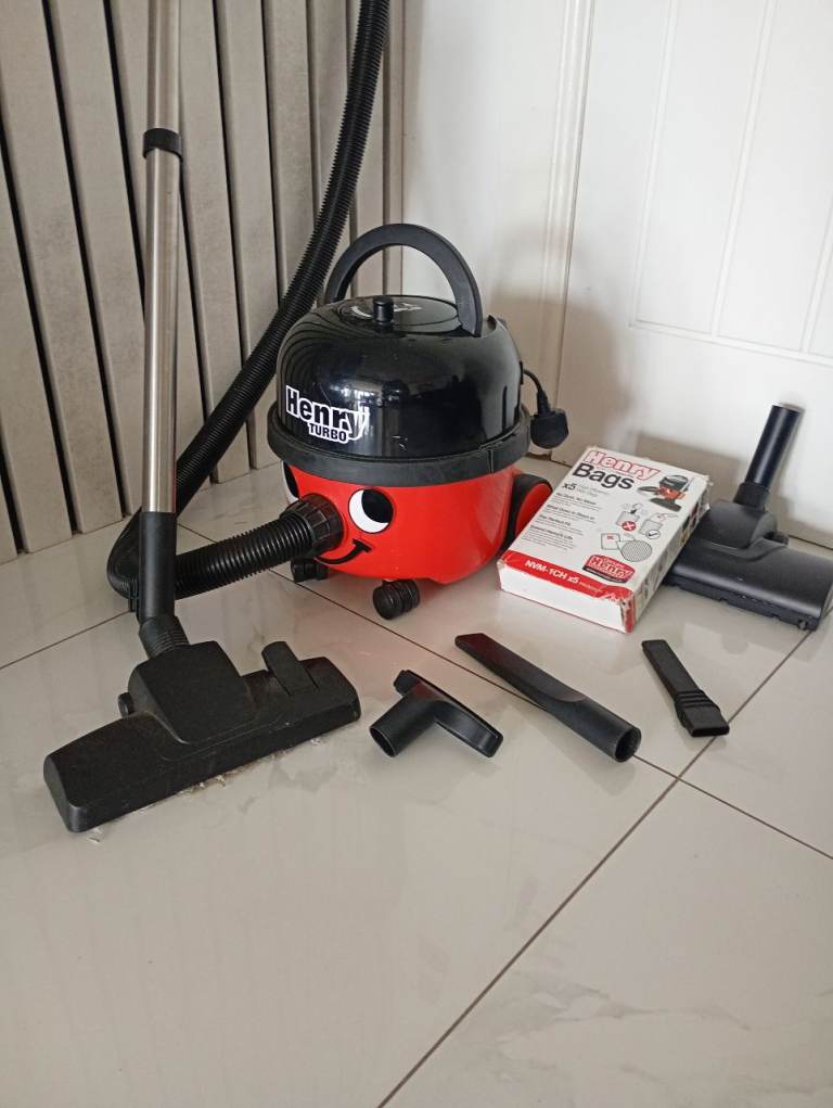 Henry Compact Vacuum Cleaner - Red, Good Condition