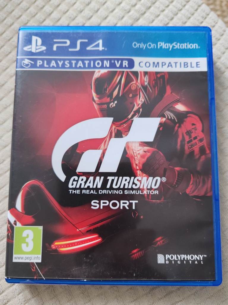 Gran Turismo Sport PS4 Game the real simulator - excellent Condition