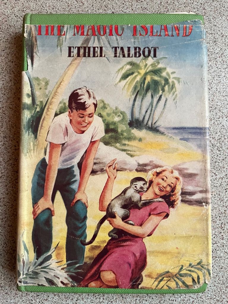 Vintage 'The Magic Island' by Ethel Talbot – Fair Condition Old Book