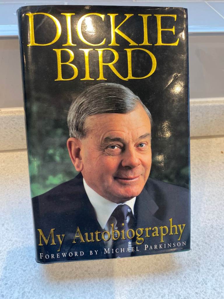 Signed Dickie Bird Autobiography