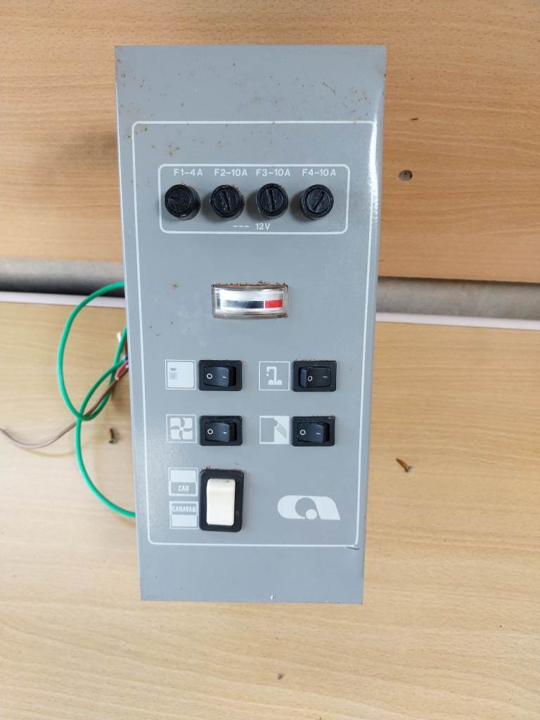 90s adria caravan switch panel 