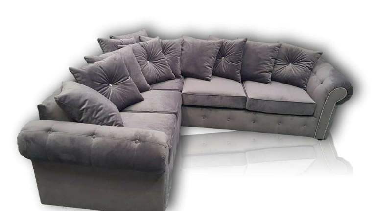 Stylish Ashwin 3 2 Seater Sofa L Shape Sofa With Cushion 