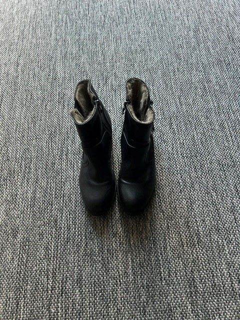 M&S Collection Black Ankle Boots - Size 5