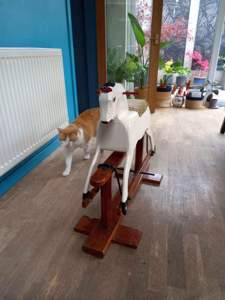 Wooden Rocking Horse for Sale - Good condition - child's toy, or decorative piece