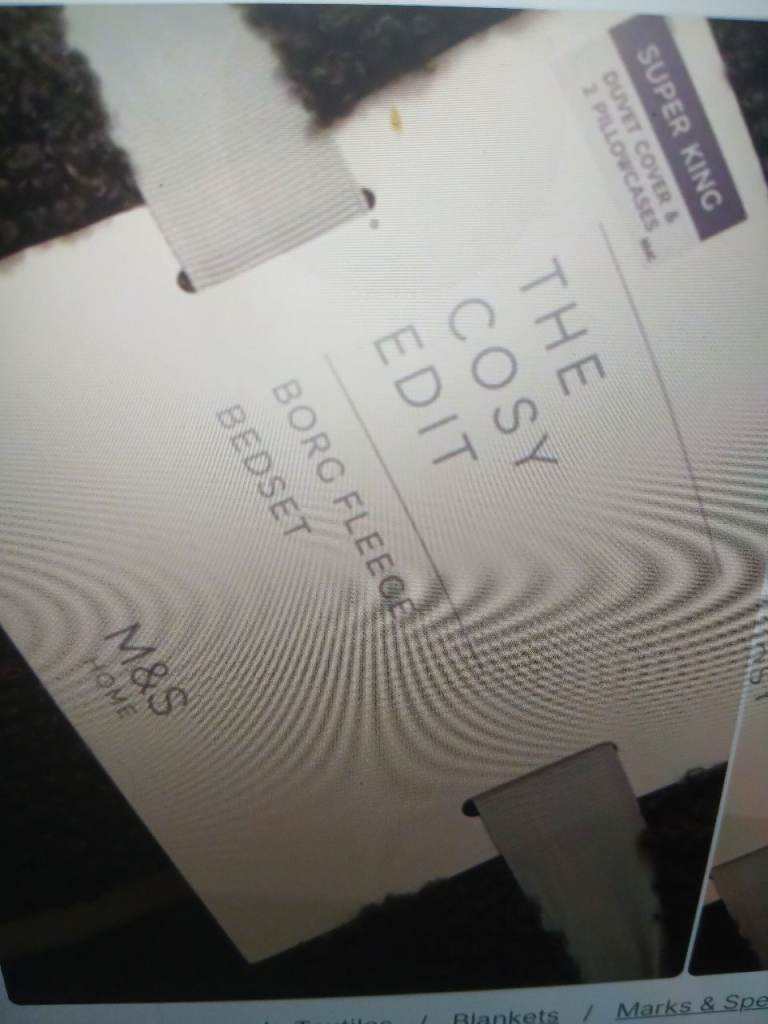 Marks and Spencer Fleece Bedset