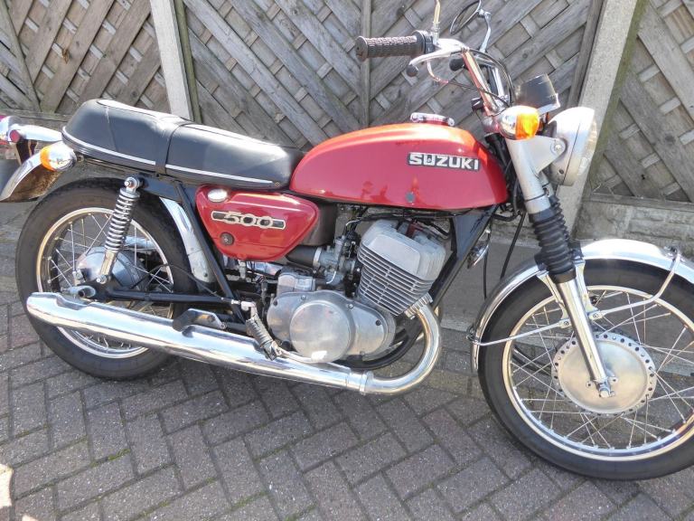 SUZUKI T 500 J REG TAX-MOT EXCEMPT WHEELS REBUILT NEEDS RECOMMISSIONING
