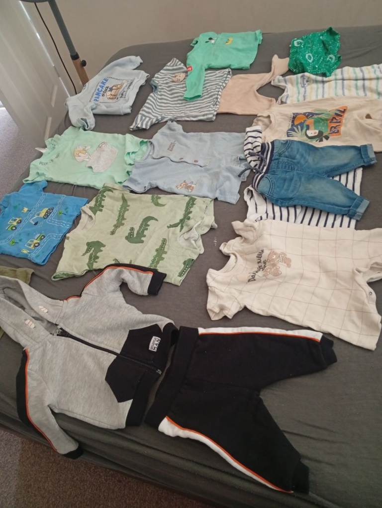 3-6 months boys baby clothes 
