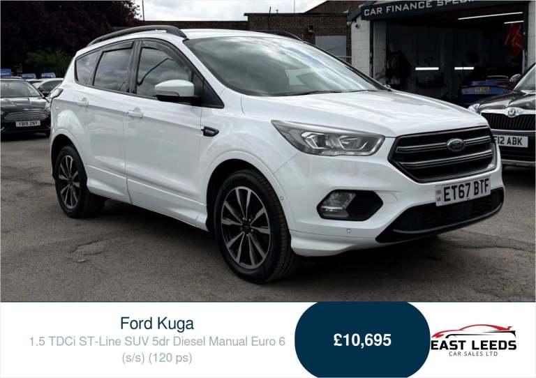 2018 Ford Kuga 1.5 TDCi ST-Line SUV 5dr Diesel Manual Euro 6 (s/s) (120 ps) SUV Diesel Manual