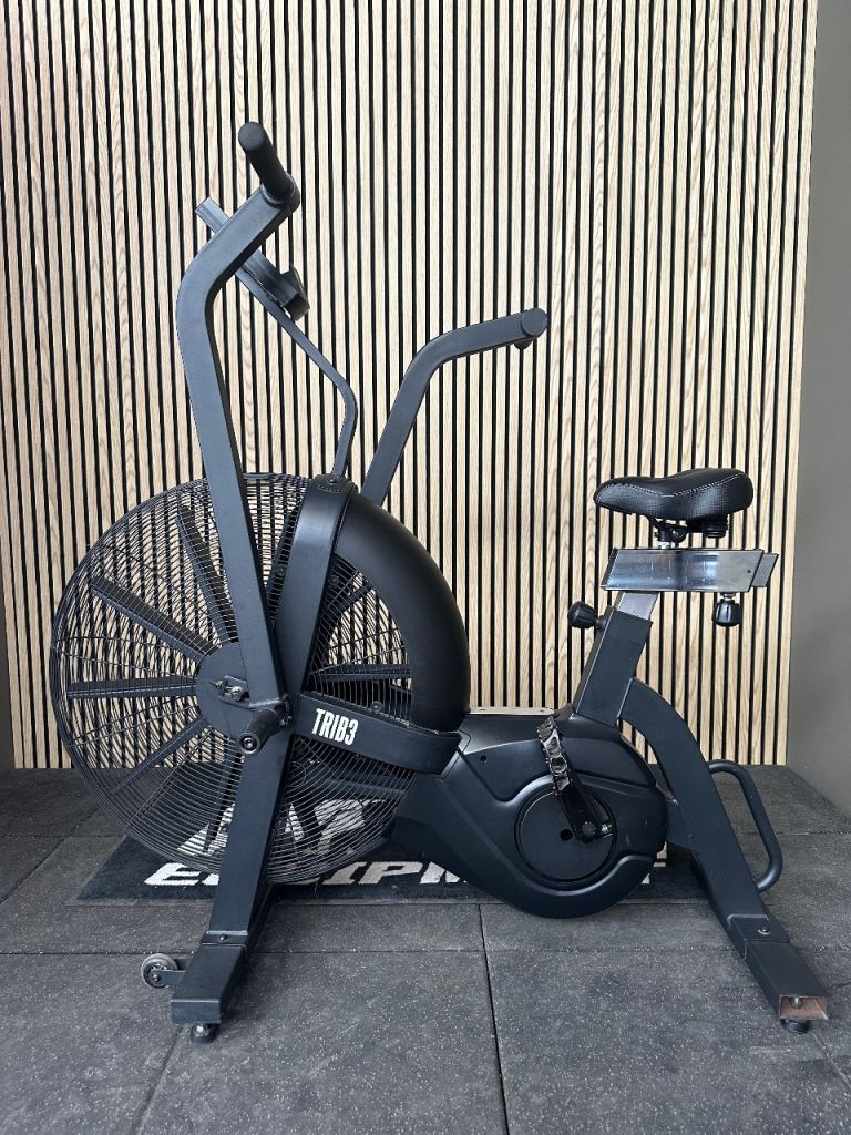 Assault bike black indoor fan exercise bike fitness monitor 