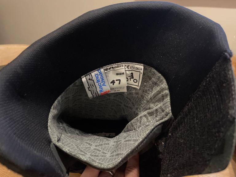 Alpine stars motorbike boots