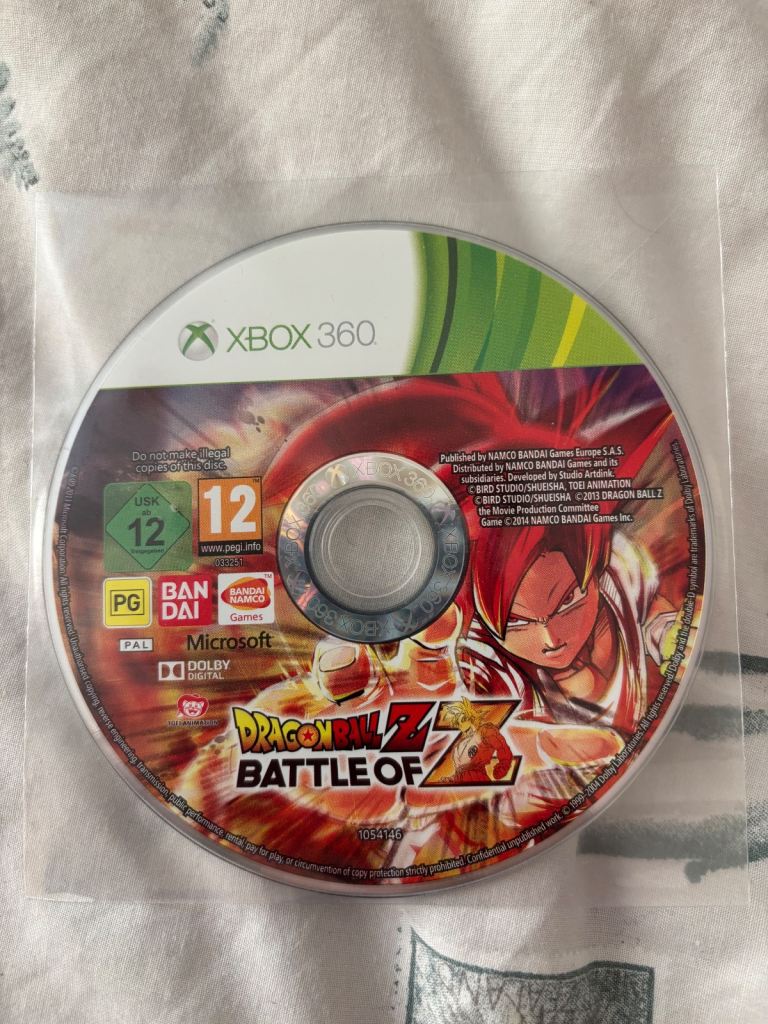 Xbox 360 Dragonball Z - Battle Of Z Game