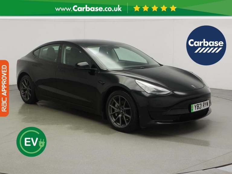 2021 Tesla Model 3 Standard Range Plus Saloon 4dr Electric Auto RWD (241 bhp) Saloon ELECTRIC Aut...