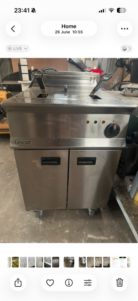 Lincat Double Fryer 