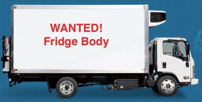 WANTED - 15-16Ft Fridge Body 