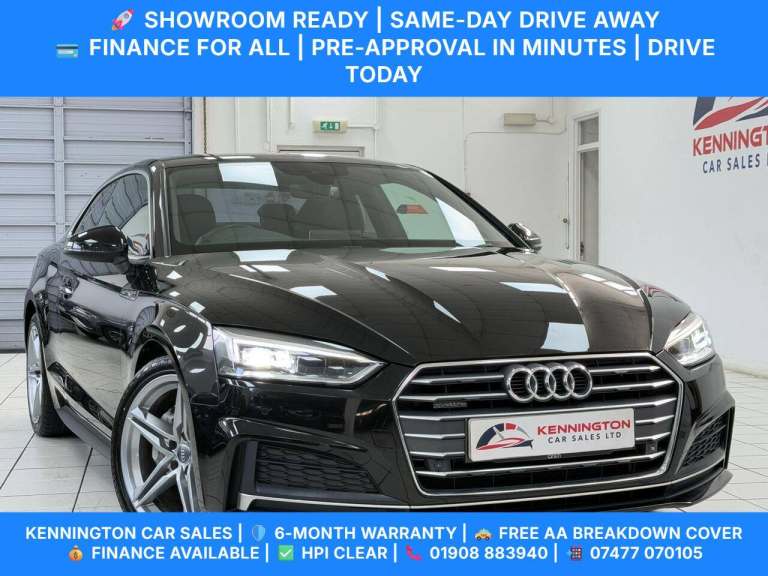 2017 Audi A5 2.0 TDI Quattro S Line 2dr S Tronic COUPE DIESEL Automatic