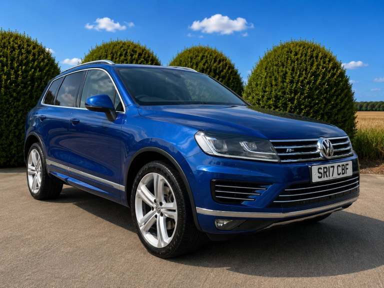 2017 17 VOLKSWAGEN TOUAREG 3.0TDI R LINE PLUS 4WD 262 BHP EURO 6 REEF BLUE