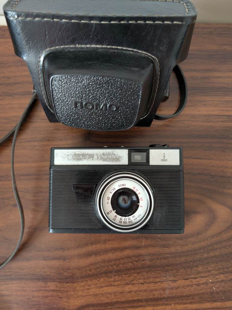 🔥RARE Vintage Soviet LOMO SMENA Symbol 35mm film camera T-43 4/40 lens, with case USSR