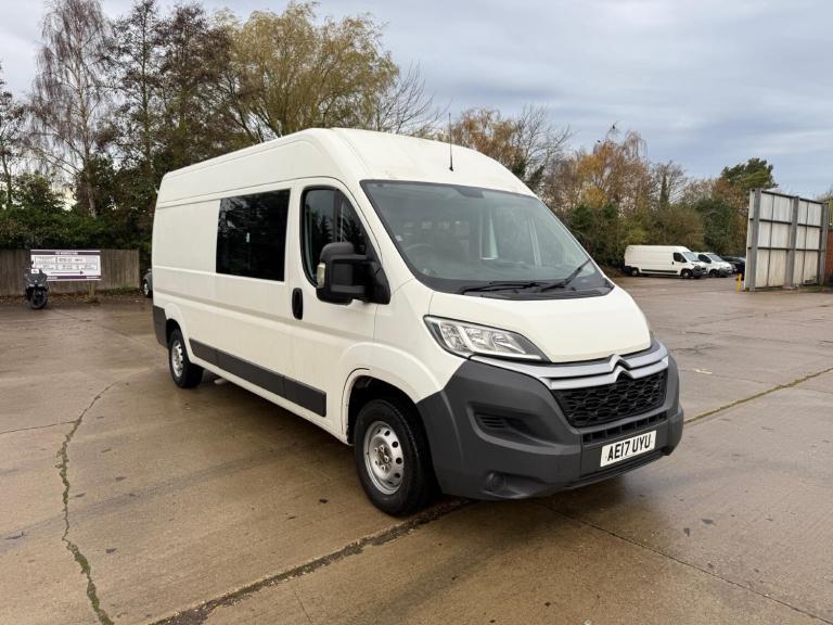2017 Citroen Relay 2.0 BlueHDi 35 Enterprise Ready To Run Crew Van 5dr Diesel Manual L3 H2 Eur Co...