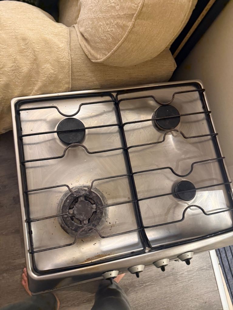 Gas Hob Cooker Top – Four Burner, Fair Condition