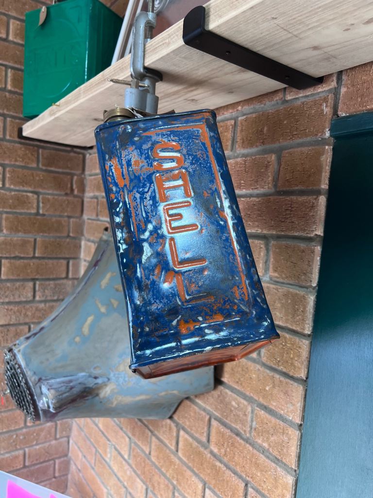 Vintage Shell petrol can