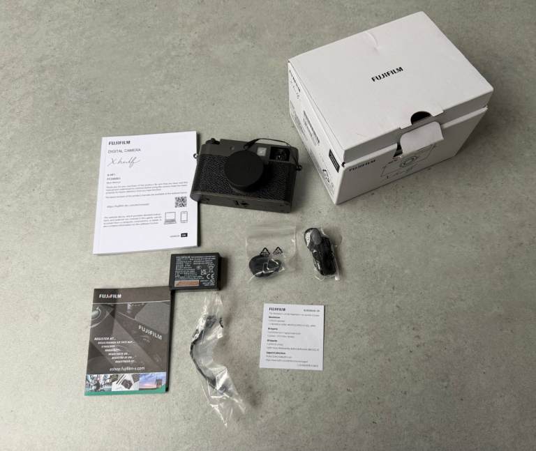 Fujifilm X-Half Digital Compact Digital Fixed Lens Camera Antrhracite/ Black - Hardly Used