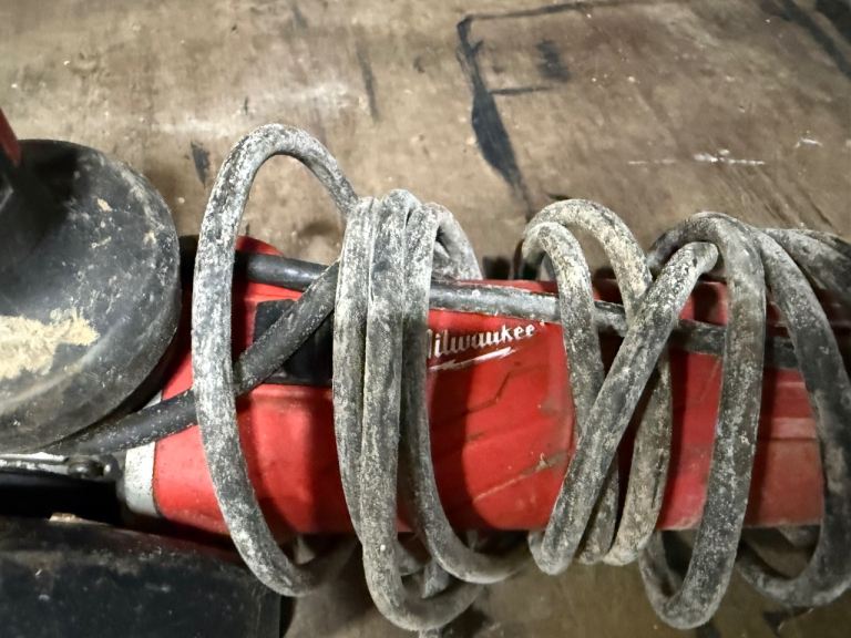 Milwaukee Angle Grinder – Fair Condition, Works Well