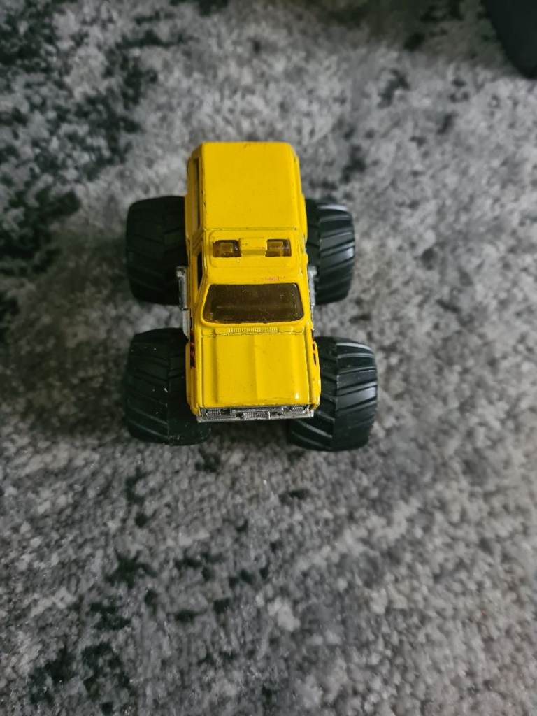 Vintage Yellow Monster Truck Toy – Good Condition