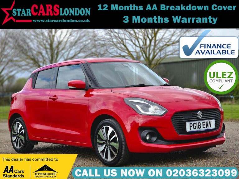 2018 Suzuki Swift 1.0 Boosterjet SZ5 5dr Auto HATCHBACK PETROL Automatic