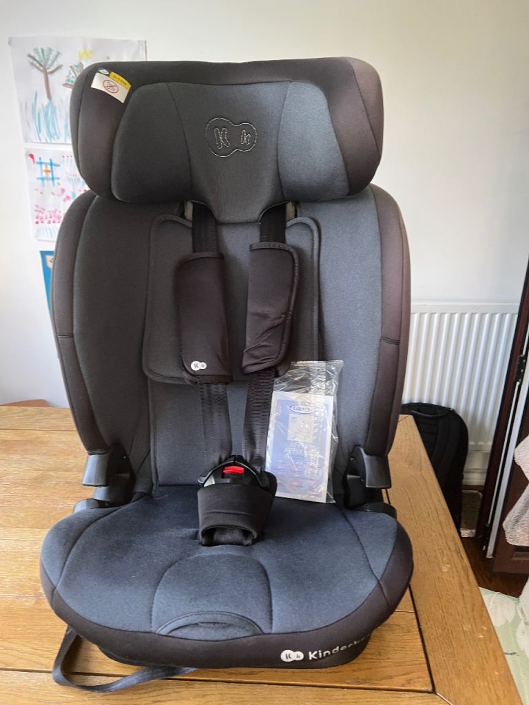 Kinderkraft ONETO3 i-Size Car Seat – Grey, Excellent Condition