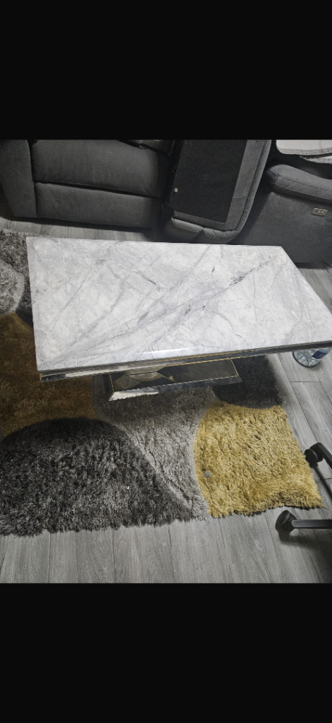 Marble coffee table 