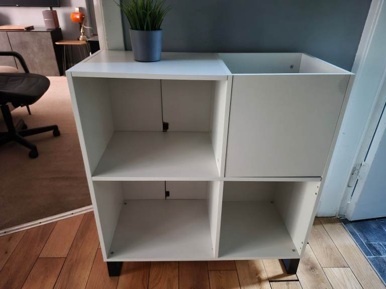 Berkfield Record Cabinet White